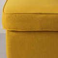 STRANDMON Footstool, yellow
