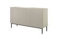 Three-Door Cabinet Nicole 150cm, cashmere/black legs