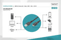 DIGITUS USB 3.0 Connection Cable, 0.25m