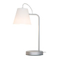 GoodHome Table Lamp Syenite E27, silver