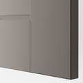 GRIMO Door with hinges, grey, 50x195 cm