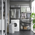 BOAXEL Laundry combination, anthracite, 165x40x201 cm