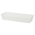 KOMPLEMENT Mesh basket, white, 100x35 cm