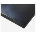 LINNMON Table top, black-brown, 100x60 cm