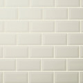 GoodHome Glazed Tile Trentie 10 x 20 cm, ivory, 0.8 m2