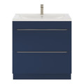 GoodHome Wash-basin Cabinet Imandra 80 cm, matt blue