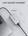 Aukey USB-C Hub 8in1 CB-C91, aluminium