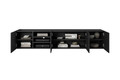 Wall-mounted TV Cabinet Asha 200 cm, matt black