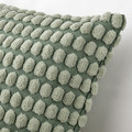 SVARTPOPPEL Cushion cover, pale grey-green, 50x50 cm