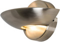 GoodHome LED Wall Lamp Wuzit, brushed chrome