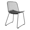 Chair with Seat Pad Dill, black