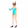 Barbie Marine Biologist Doll and Playse HMH26 3+