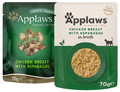 Applaws Natural Cat Food Chicken Breast with Asparagus in Broth 70g