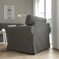 EKTORP Armchair, Hakebo dark grey