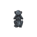 Decorative Figure Monkey Size S, dark grey