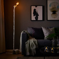 HÅRSLINGA Floor lamp, white