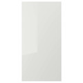 RINGHULT Door, high-gloss light grey, 60x120 cm