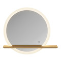 GoodHome LED Mirror with Shelf & Lighting Avela 75 cm