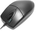 A4Tech Wired Optical Mouse OP-620D 2X Click USB, black