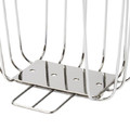 GoodHome Shower Basket Koros, small, chrome