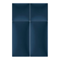 Upholstered Wall Panel Rectangle Stegu Mollis 60x30cm, dark blue