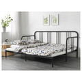 FYRESDAL Day-bed frame, black, 80x200 cm