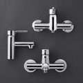 GoodHome High Bathroom Sink Tap Lazu, chrome