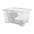 Plastic Storage Box Form Kaze XXXL 130l, transparent