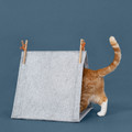 UTSÅDD Cat house, grey/felt