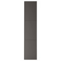 MERÅKER Door with hinges, dark grey, 50x229 cm