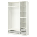 PAX Wardrobe combination, white, 150x58x236 cm