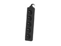 Lanberg Power Strip for UPS System 1.5 m 5x French Outlet, black