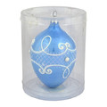 Christmas Decoration Imperial Egg, 1pc, random colours, glass