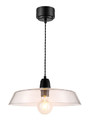 GoodHome Pendant Lamp Gammuse E27, transparent