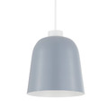 GoodHome Pendant Lamp Calume E27 18cm, grey