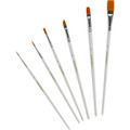 Flamingo Line Art Paint Brushes 6pcs