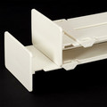 Adjustable Drawer Divider 2pcs, white