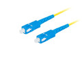 Lanberg Fiber Optic Patchcord Sm Sc/Upc-Sc/Upc Simplex 3.0mm 2m, yellow