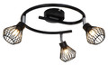 Ceiling Lamp Colours Akiak 3 x 40 W G9, matt black