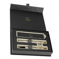 Parker Gift Set IM Steel GT - Fountain Pen & Ballpoint Pen