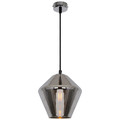 GoodHome Pendant Lamp Flachee E27, chrome