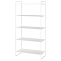 JONAXEL Shelving unit, white, 80x38x160 cm