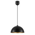 GoodHome Pendant Lamp Songor E27 38cm, black