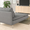 SÖDERHAMN Chaise longue, Tonerud grey