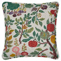 VILDPERSILJA Cushion cover, white multicolour/floral pattern, 50x50 cm