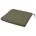 FRÖSÖN Cover for chair cushion, outdoor/dark beige-green, 50x50 cm