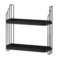 APOTEKARE Wall shelf, black, 50x52 cm