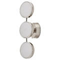 KABOMBA LED wall lamp, dimmable chrome-plated/glossy, 47x14 cm