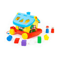 Educational Toy Shape Sorter House on Wheels 12m+