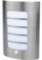 GoodHome Outdoor Wall Lamp Grandy, motion sensor, 1 x 40 W E27, brushed steel